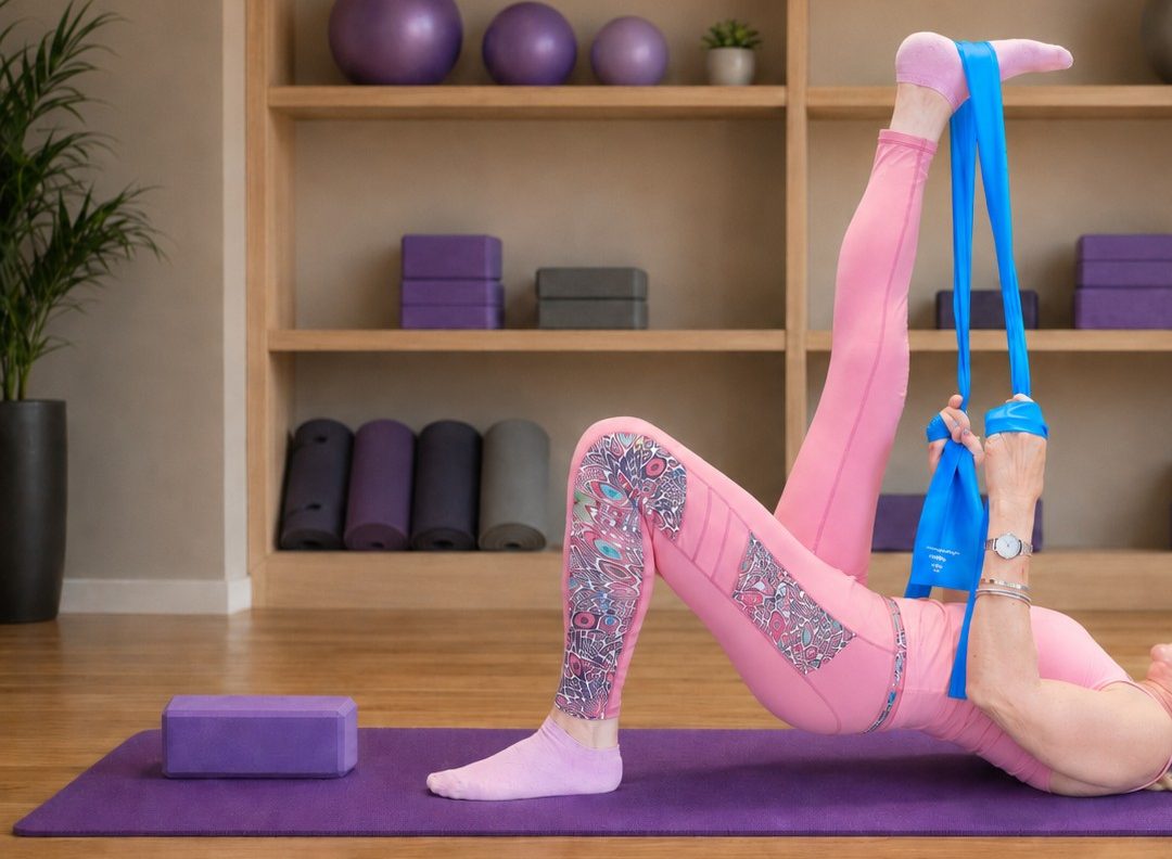 Pilates mat exercises for back and glute strength at Yoga by Shen in Surrey
